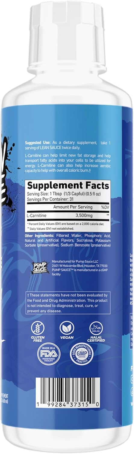 Lean Sauce L-Carnitine Liquid 3500mg - Gummy Sharks