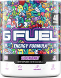 G Fuel Clickbait Energy Drink Powder, Pre Workout Caffeine Mix for Gaming, Sugar Free Focus Amino, Vitamin + Antioxidants, 9.8oz (Cherry Pomegranate, 40 Servings)