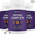 PhysioTru Physio Complete CoQ10 Supplement - Superior Nutrient Absorption, Antioxidant & Energy Support - Coenzyme Q10 Ubiquinone with Fulvic Acid, Magnesium Taurate & Reishi Extract - 3 Pack