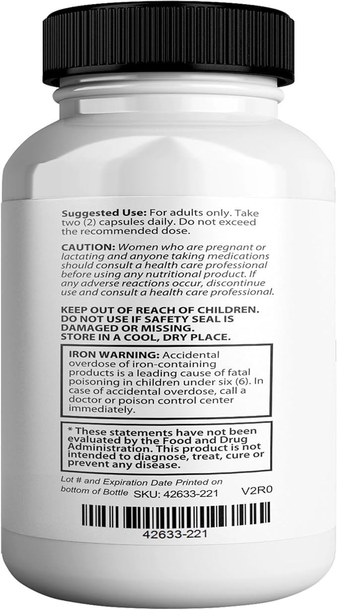 Kerassentials Max - Hair, Skin & Nails Support Supplement | Biotin, Calcium, Magnesium, Folate & Herbal Blend | Premium Formula | 120 Capsules, Vegan & Gluten-Free