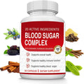 Blood Sugar Complex Supplement - Helps Maintain Normal Blood Sugar Levels - Natural Formula with Bitter Melon, Mulberry Leaf, Cinnamon, Non-GMO - 60 Capsules(1pc)