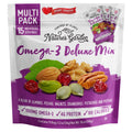 Nature's Garden Omega 3 Deluxe Mix - Trail Mix Nuts, Heart Healthy, Gluten Free, Cholesterol Free, Sodium Free, No Artificial Ingredients - 1.2 oz Bags (15 Individual Servings)