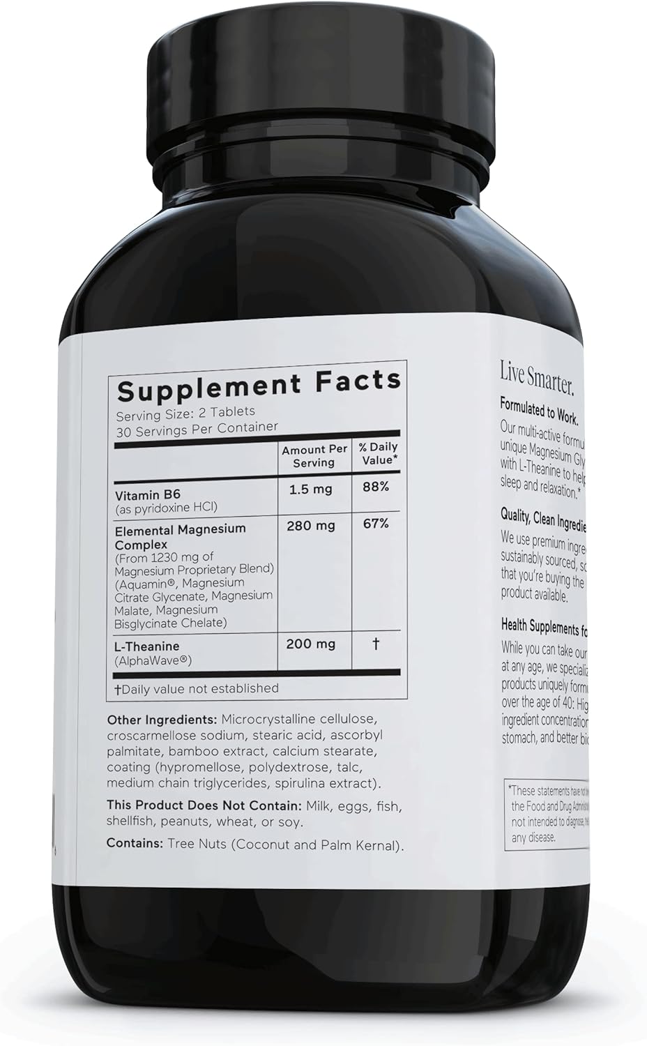 Smarter Nutrition Magnesium and Vitamin D3+K2 Bundle - Magnesium Complex with Glycinate, Citrate, Malate, and Bisglycinate and 5,000 IU of Vitamin D with K2 Complex [30-Day Supply]