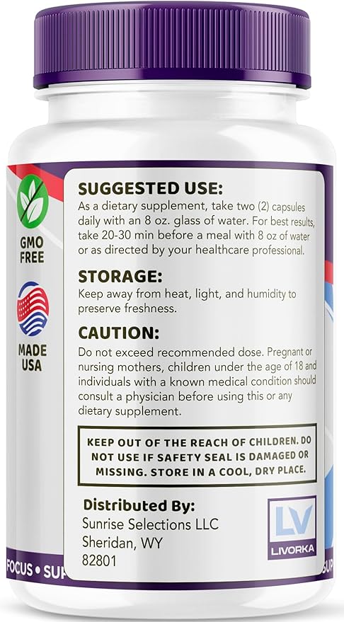 (3 Pack) Synaptic XR Capsules, SynapticXR, Synaptic XR Core Focus, Synaptic XR Brain Caps, Synaptic XR, Brain Synaptic XR, Synaptic XR Advanced Formula 180 Capsules for 3 Months