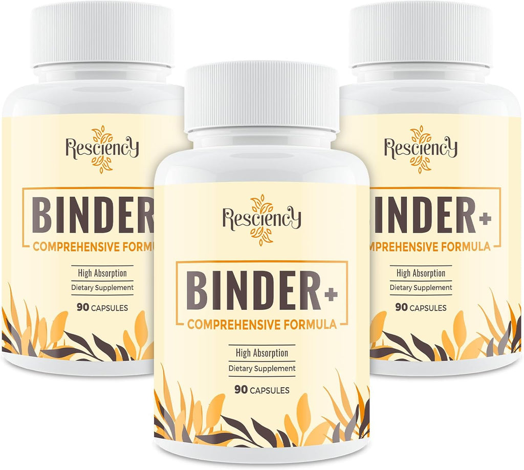 Detox Binder Supplement – Activated Charcoal, Zeolite, Bentonite Clay, Milk Thistle, Proprietary Blends - Liver & Gut, Max Absorption, 270 Vegan Capsules