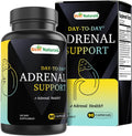 Best Naturals Day-to-Day Adrenal Support Supplements - 90 Veg Capsules - Made with Ashwagandha, L-Tyrosine, Magnesium, Rhodiola & Holy Basil & Bioperine