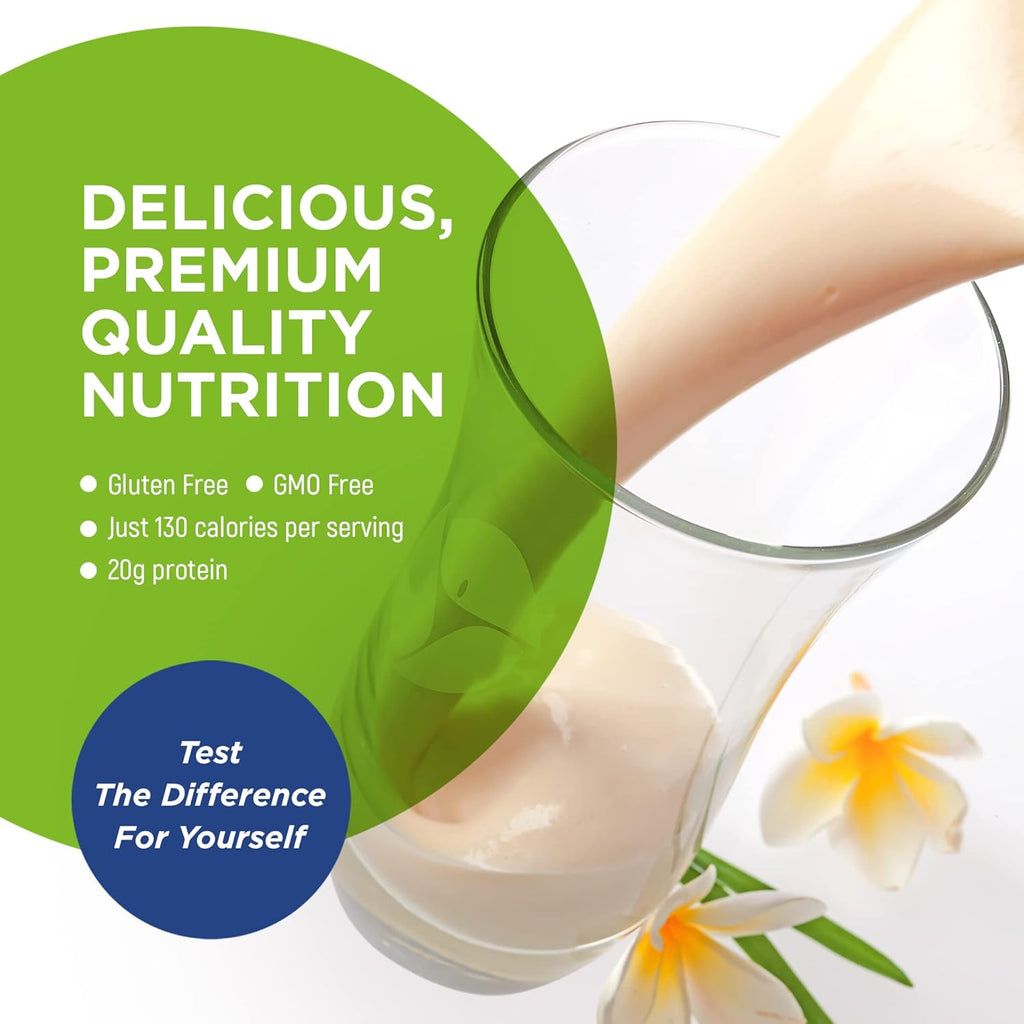 WellnessPro Mens Balanced Nutrition Meal Replacement Shake, Shake & Smoothie Powder Specific Formula for Men, 15 Servings, Vanilla Flavor, Gluten Free, 20g Protein Per Serving