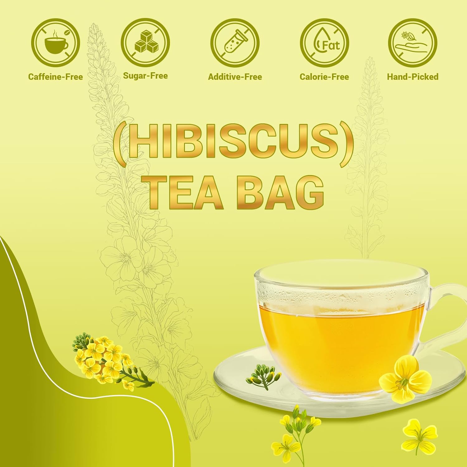 Mullein Leaf Herbal Tea - Caffeine Free, 80 Teabags