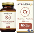 Chromium Picolinate 500 mcg,Chromium Supplements,Non-GMO, Gluten Free,100 Veg Capsules
