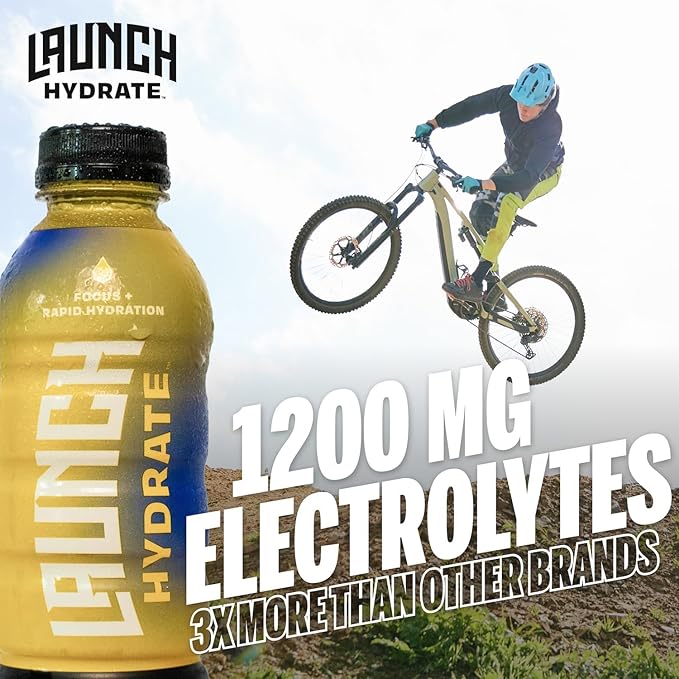 Sports Drink: Variety Pack (Strawberry Lemon, Orange, Tropical, Fruit Punch) - 16.9 Oz (4 Pack), Energy Drink + Hydration, Real Cane Sugar, Electrolytes, Cognizin for Focus, Vitamin B12 Energy Boost, L-Glutamine Hydration Formula, No Artificial Sweeten...