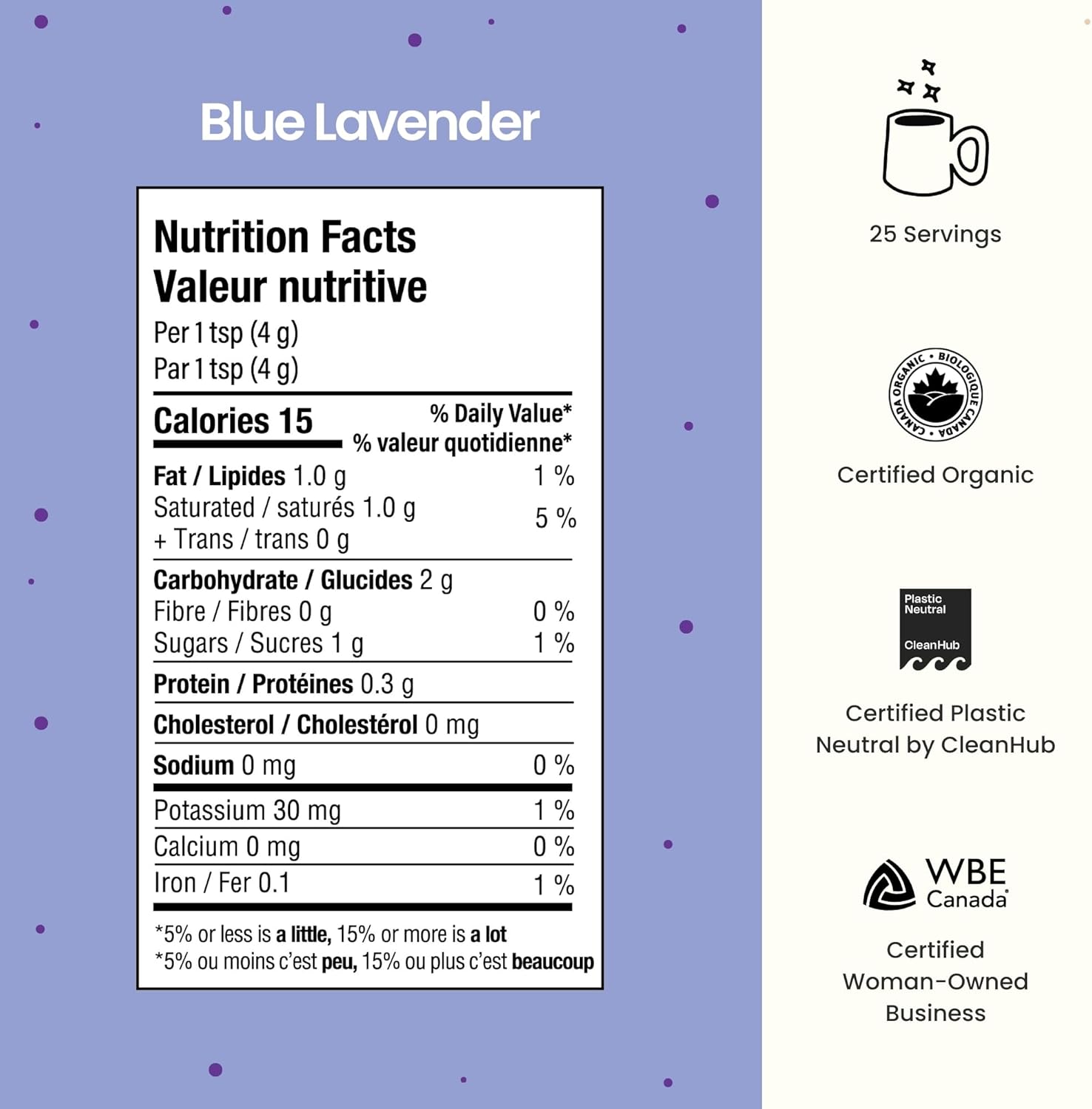 Blume Matcha & Blue Lavender Starter Pack - Organic Superfoods Booster for Lattes, Coffee & Smoothies - Vegan, Sugar and Gluten Free - Includes Frother - 60 Servings