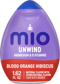 mio Unwind Blood Orange Hibiscus Liquid Water Enhancer with Magnesium & B Vitamins, 1.62 fl oz Bottle