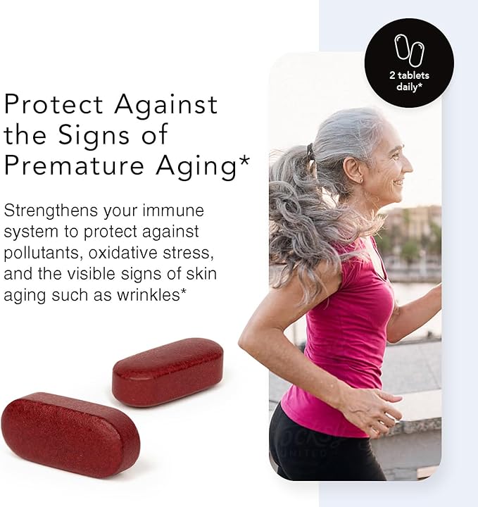 AS 10® Life – Stress, Immune Support and Anti Aging Supplement - Multivitamin and Antioxidants Tablet, Resveratrol, Alpha Lipoic Acid, Lutein and Zeaxanthin, Co-Developed by NASA, 60 ct