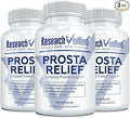 Research Verified Prosta Relief - Saw Palmetto and Bioperine - Prostate Health; Bladder & Urinary Health, Drive and Performance; Pure Natural, 90 Capsules (Pack of 3)