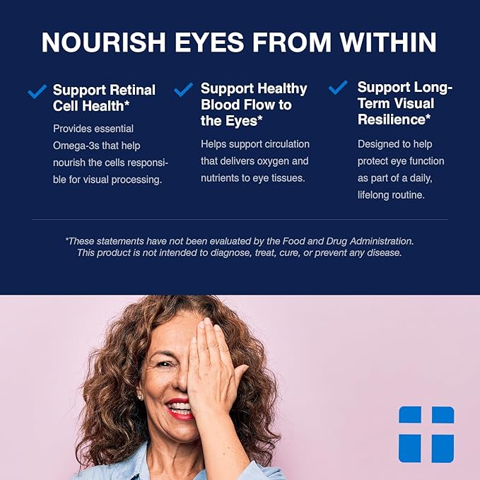 Opti + rTG Omega-3 Supplements | Heart, Immune, Brain and Eye Health Supplements for Adults | Daily Use Omega 3 DHA EPA Capsules | 120 Softgels/ 60 Servings