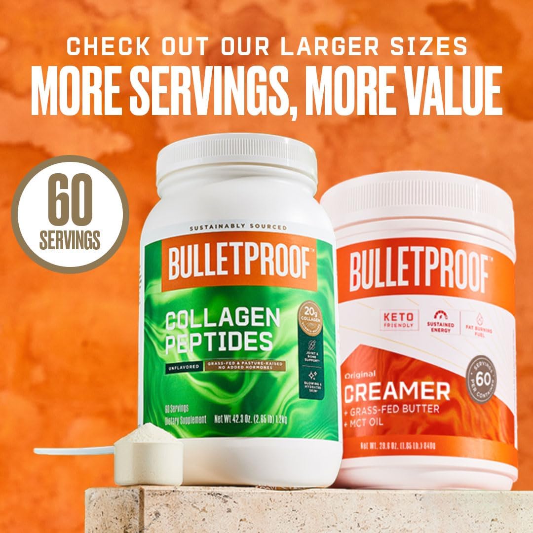 Bulletproof Collagen 18g Protein Powder, 8.5 oz, Unflavored