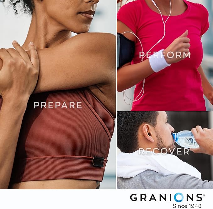 Granions Advanced Muscle Comfort - Natural Muscle Relaxer Pills Support with Quinine, Magnesium, Potassium, B Vitamins, Chamomile and CoQ10 for Immediate Muscle Relaxation and Comfort - 120 Tablets