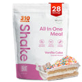 310 Nutrition All-In-One Meal Replacement Shake Powder - Plant-Based Protein Smoothie Blend w/High Fiber, Probiotics & Adaptogens - Low Carb, Vegan, Keto & Paleo Friendly - Vanilla Cake - 28 Srv
