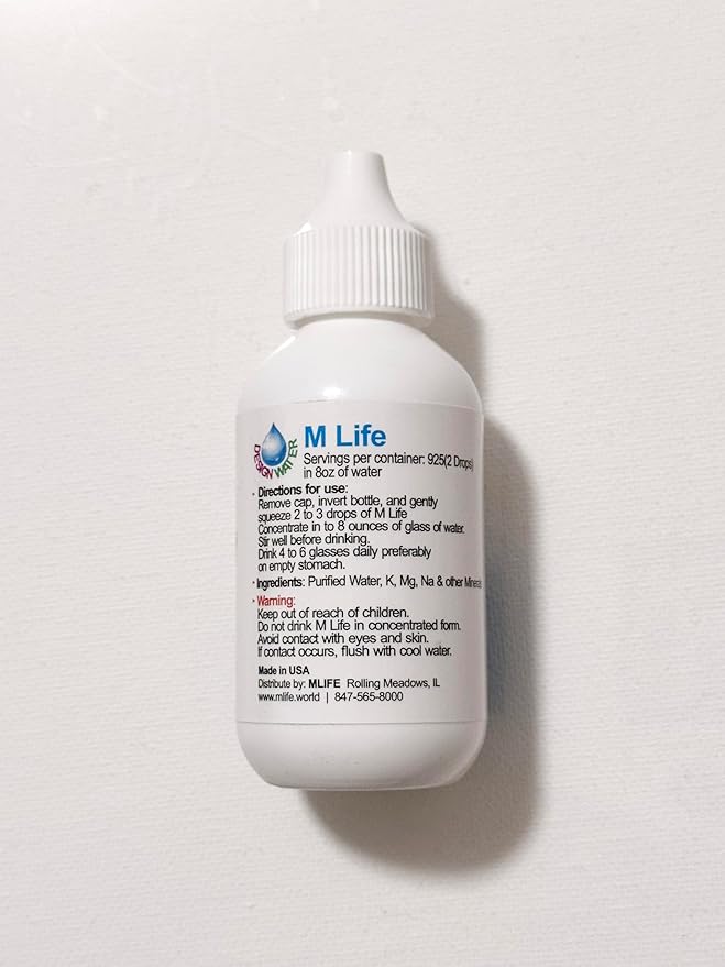 Mplus Life Balance Your pH, Antioxidants Alkaline Mineral Drops, Single 2.0 Oz Pack, Portable, Yields 925 Cups of 8 oz of Alkaline, antioxidant Water, Unflavored, pH Balance