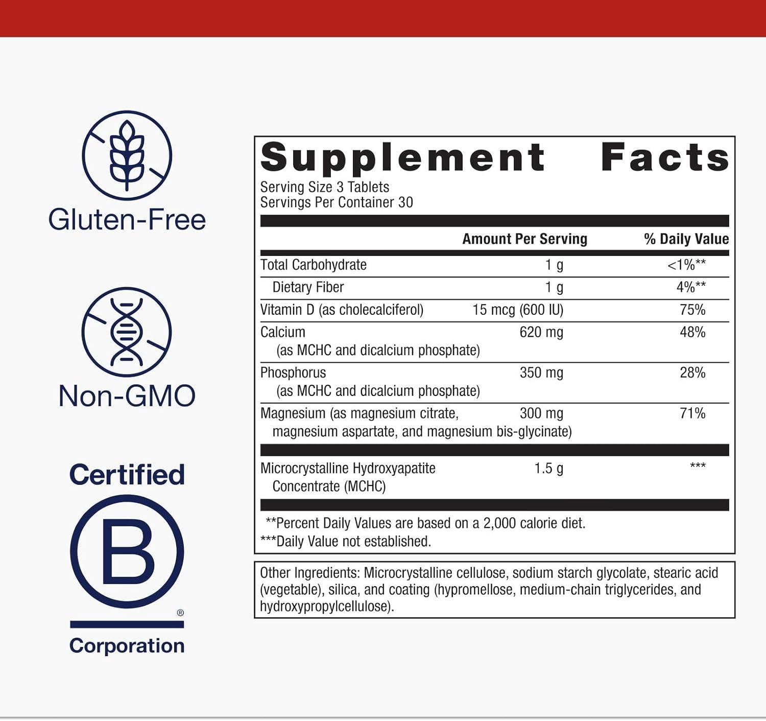 Metagenics Bone Builder with Magnesium - Bone Support Supplement* - Comprehensive Mineral Support* - with Calcium, Vitamin D & Magnesium - Non-GMO - Gluten-Free - 90 Tablets