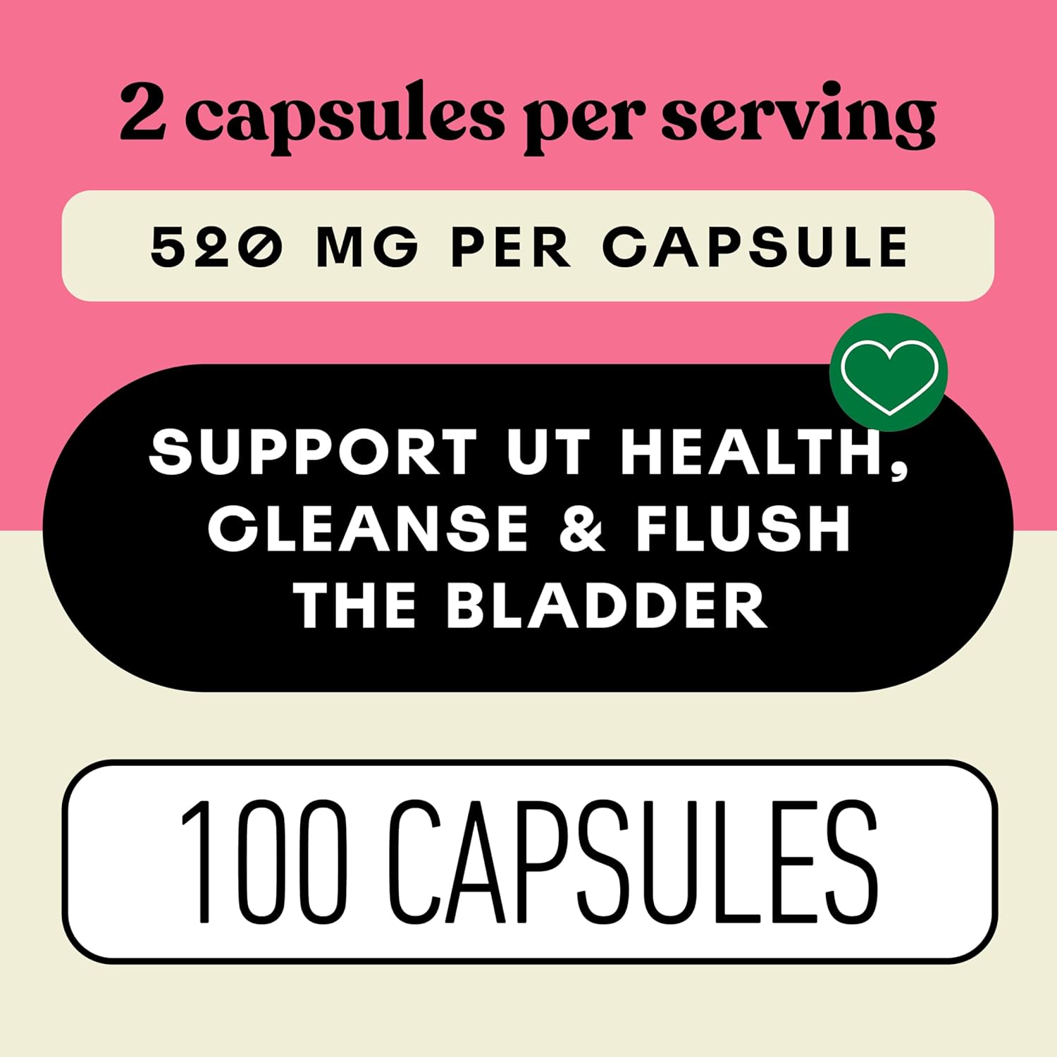 Complete Natural Products Organic D-Mannose Capsules - Pure D-Mannose Pills 100 Count for UTI, Bladder, & Urinary Tract Health