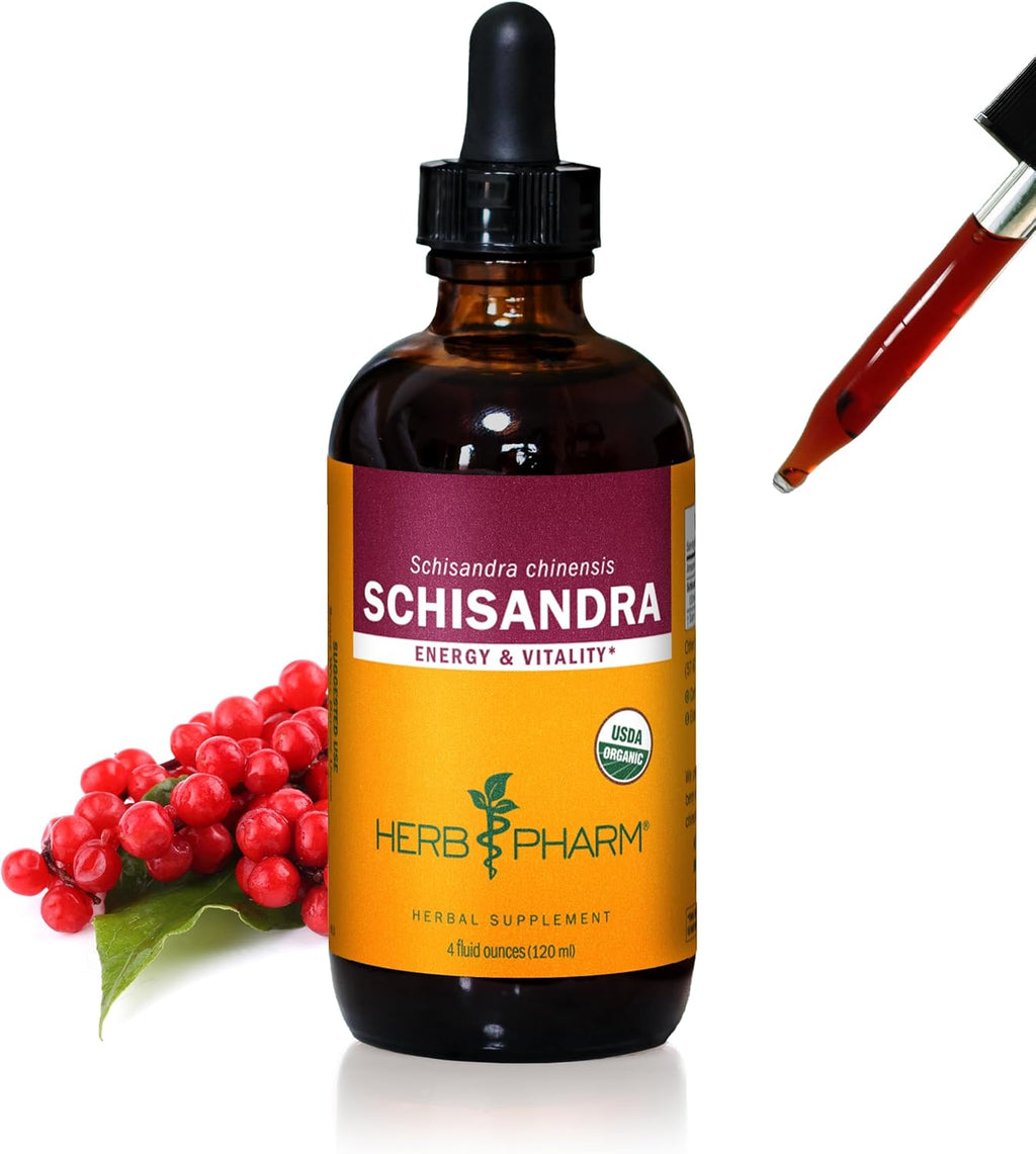 Herb Pharm Certified Organic Schisandra Berry Liquid Extract - 4 Ounce