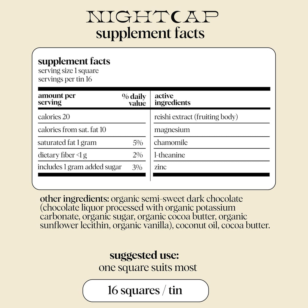 Alice Mushrooms Nightcap + Brainstorm Duo | Functional Mushroom Chocolates | Brainstorm Energy Bites for Focus, Clarity & Cognitive Function | Nightcap Supports Deep Sleep, Calm Mind, Stress Relief