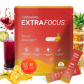 Cellbiolabs Extra Focus Drink Mix, 30 On-The-Go Stick Packs, Featuring Alpha-GPC, Lion's Mane & Rhodiola, Sugar-Free Clean Drink Mix