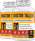 NuBest Doctor Taller - Premium Bone Strength Formula for Bone Strength, Immunity & Healthy Bone - Keto with Calcium, Vitamin D3, Vitamin K2, Amino Acids & Herbs for Children (8+) - 2 Pack