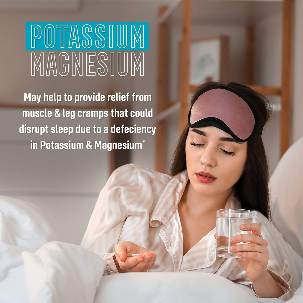 SMART FOR LIFE Magnesium Potassium Supplement – High Absorption Magnesium Complex – Magnesium and Potassium for Vascular Health, Leg Cramps, Magnesium for Sleep – Gluten-Free - 30 Vegan Capsules