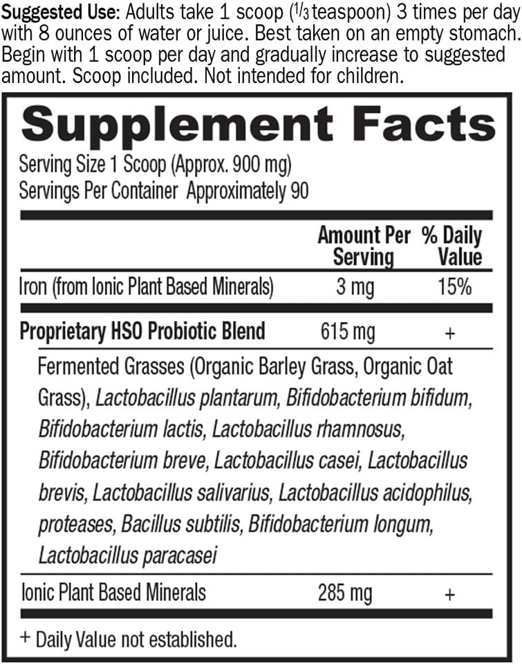 Garden of Life Whole Food Probiotic Supplement - Primal Defense HSO Probiotic Dietary Supplement for Digestive and Gut Health, 2.85oz (81g) Vegetarian Powder