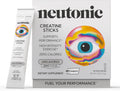 neutonic Creatine Monohydrate | Unflavored | Premium Micronized Creapure Creatine Powder | Supports Strength and Power | Zero Calories, Zero Sugar, Vegan | Convenient Single-Serve Packets | 30 Sticks