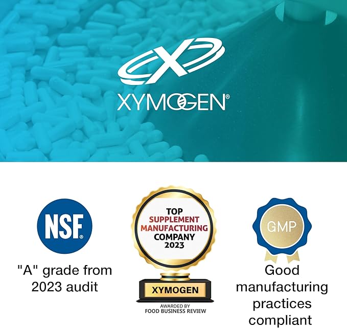 XYMOGEN CoQmax Omega 100 mg - CoQ10 + Fish Oil Omega 3 Supplement - Dual-Action Heart Health Support - Coenzyme q10 + Specialized Fish Oil for 3X Greater Absorption of EPA DHA (60 Softgels)