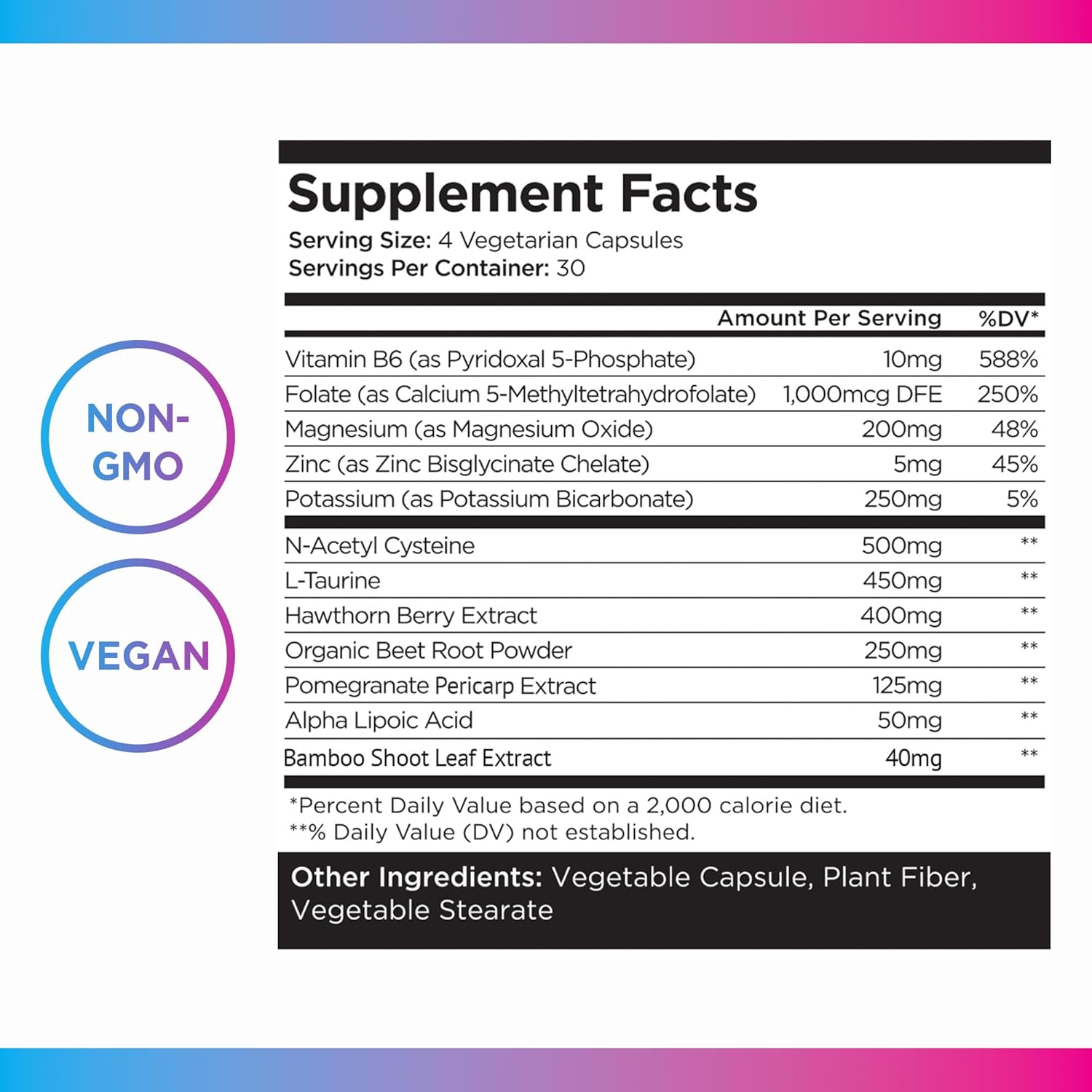 Livingood Daily Blood Pressure Support, Heart Health Supplement for Men & Women with Beet Root, Pomegranate, Hawthorn, Magnesium & Taurine, Cardiovascular Support Formula, Vegan, 120 Capsules