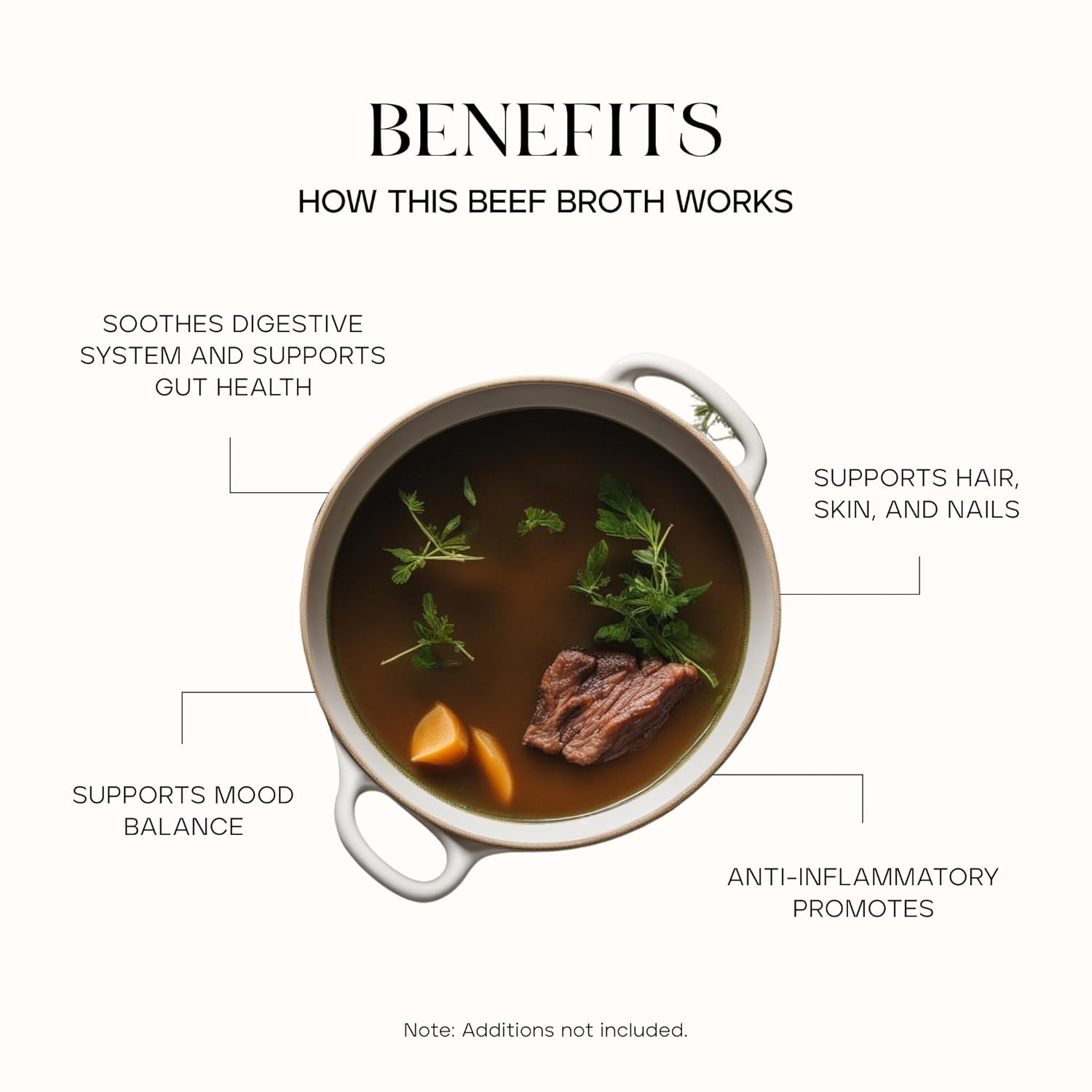 Kroma 24K Beef Bone Broth Powder - 10 Servings Jar, 7.8 Oz – 100% Grass Fed Gluten Free Powder - Collagen-Rich High Protein Broth w/Organic Ingredients - Animal Based Protein for Gut Health & Joint Support