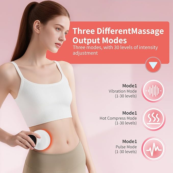 Lymphatic Drainage Massager & Anti Cellulite Massage Tool,New Lymphatic Massager,Helps Reduce Stretch Marks & Cellulite，for Belly, Arms & Legs,Body Sculpting Machine with Heat & Vibration