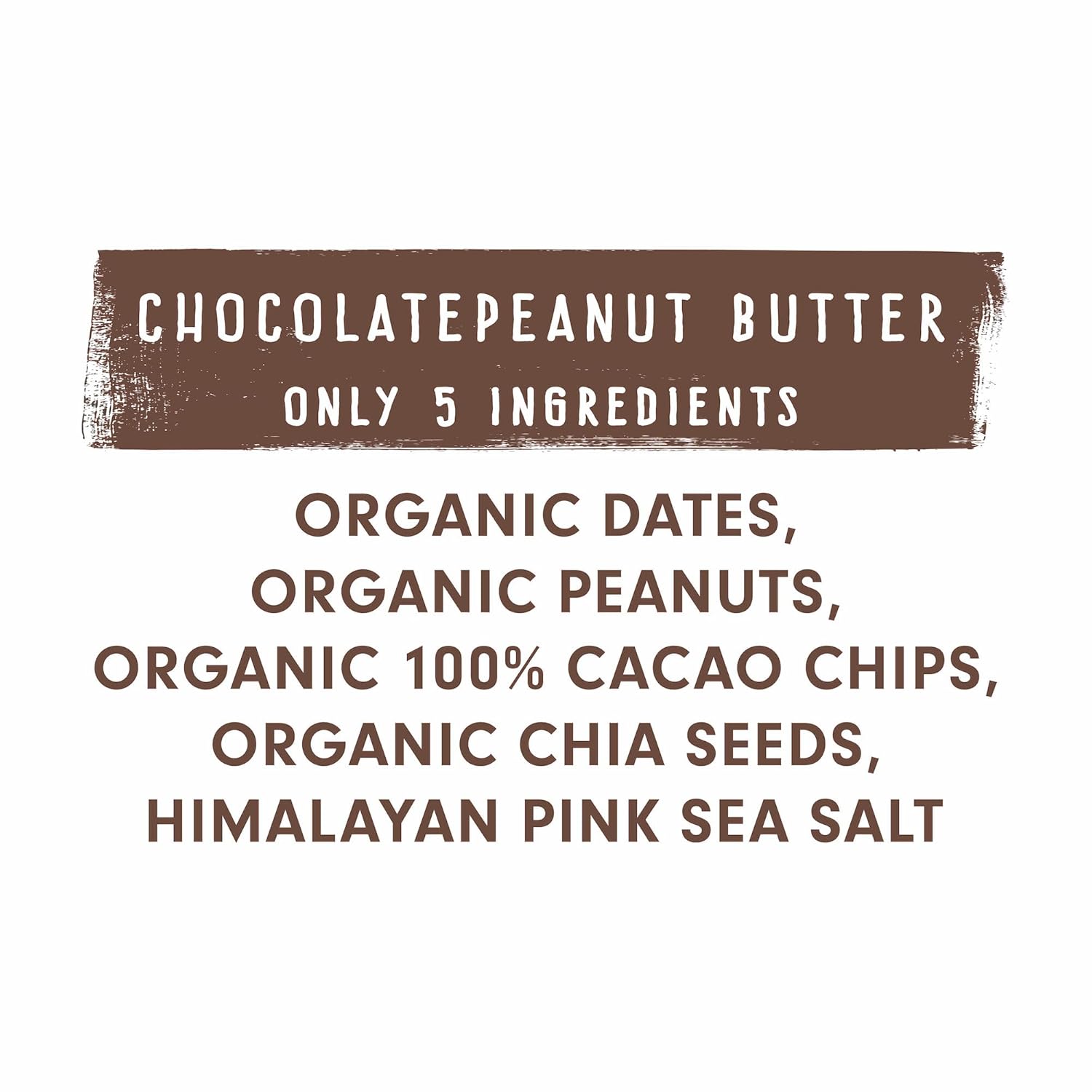 JONESBAR (Chocolate Peanut Butter, 4 Count (Pack of 1)), USDA Organic Fruit & Nut Bar, Non-GMO, Kosher, Vegan, Gluten Free, Simple Snack Bar