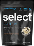 PEScience Select Protein Powder, Whey and Casein Blend, Clean Protein Powder for Women and Men, Low Calorie, Low Carb, Keto Friendly, Gluten Free, Frosted Chocolate Cupcake, 5 Servings