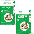 BBETTER UricUrja – Ayurvedic Supplement Uric Acid Support – Made Using Ayuric® – Lab-Tested Herbal Capsules -120 Capsules