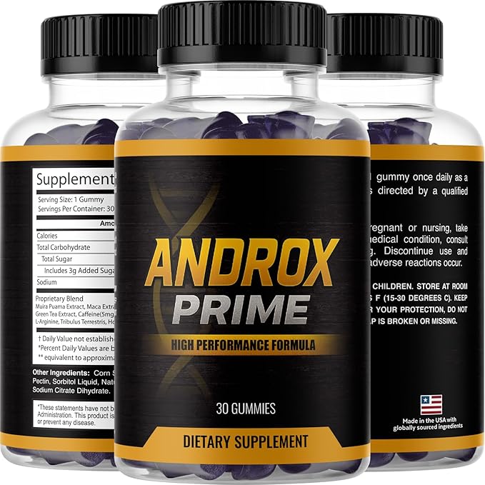 Androx Prime Gummies - Official AndroxPrime Advanced Formula Daily Premium Support Gummy, Natural Andro X Supplement Vitamins for Overall Health & Wellness Reviews, 30 Gummies for 1 Month