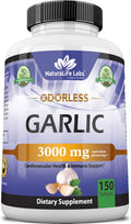 NaturaLife Labs A Higher Standard Odorless Garlic 3000 mg per Serving Immune System Support - 150 Soft gels