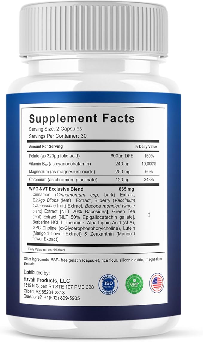 BLUE VIBE Eye Boost Pro Maximum Strength Overall Health & Wellness Support Supplement, Official EyeBoost Premium Wellness & Health Management Formula Supplement Pills (2 Pack - 120 Capsules)