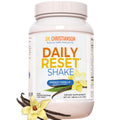 Dr. Christianson's Original Daily Reset Meal Replacement Shake (Vanilla) - Doctor Formulated Natural Pea Protein & Resistant Starch Powder for Complete Nutrition - 28 Full-Size Servings