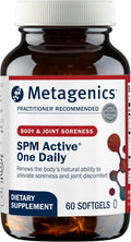 Metagenics SPM Active One Daily - Joint Soreness Supplement with Pro Resolving Mediators* - Encourages Soothing Relief* - Features Next Generation Omega Fish Oil - Non-GMO & Gluten-Free - 60 Softgels
