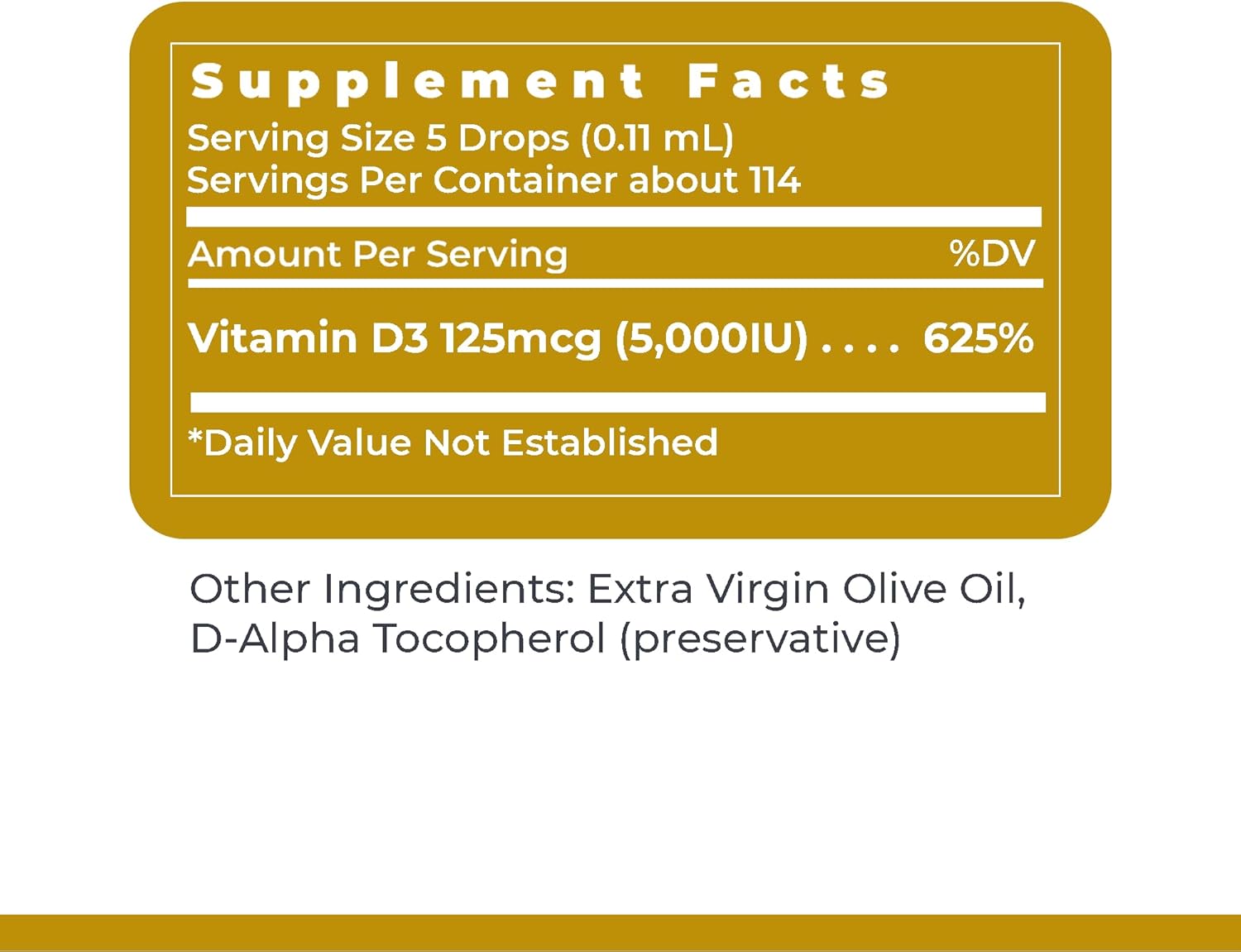 Premier Research Labs Vitamin D3 Serum - Liquid Vitamin D Oil Drops for Adults, Liquid Vitamin D3 5000 IU, Sublingual Vit D3 Liquid - 0.43 fl oz