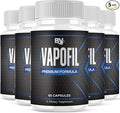 BLUE VIBE Vapofil Premium Wellness and Advanced Health Management Supplement Pills, Vapofil Maximum Strength Advanced Daily Health Support and Overall Wellness Formula (5 Pack - 300 Capsules)