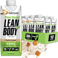 Lean Body Ready-to-Drink, Plant-Based Vegan Vanilla Caramel Protein Shake, 30g Protein, No Artificial Flavors, Sweeteners or Colors, Non GMO, Gluten Free, Premium Pea & Rice Blend (Pack of 12)