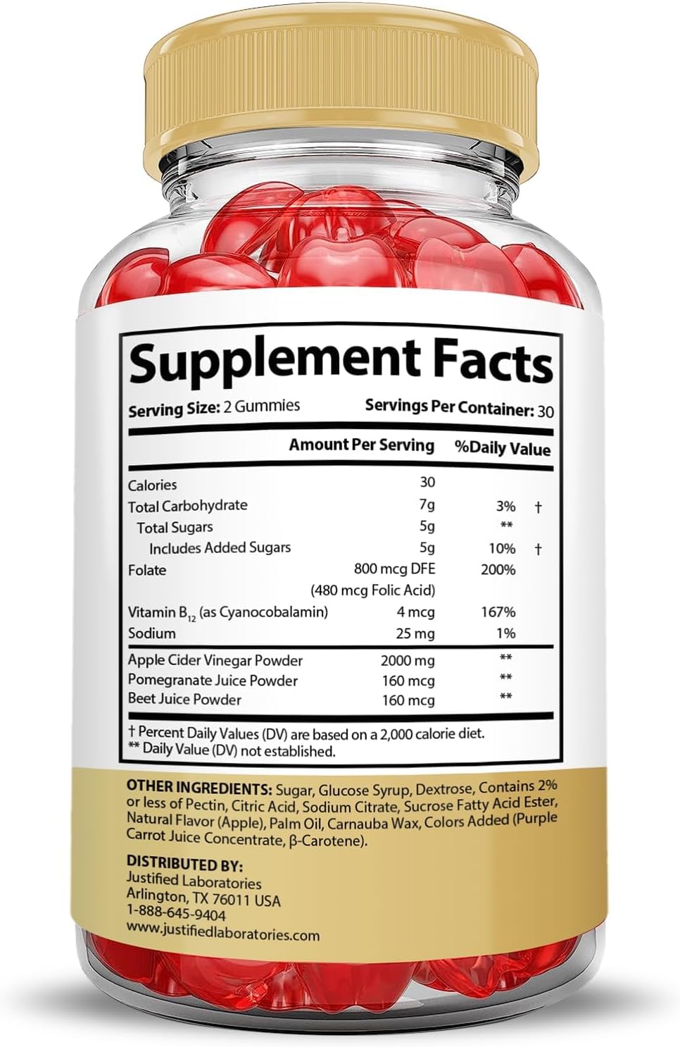 Justified Laboratories (5 Pack Speedy Keto ACV Gummies Extreme 2000MG Speedy Keto Gummies Advanced Formula Apple Cider Vinegar with Pomegranate Beet Juice Powder B12 Vegan Non GMO 300 Gummys