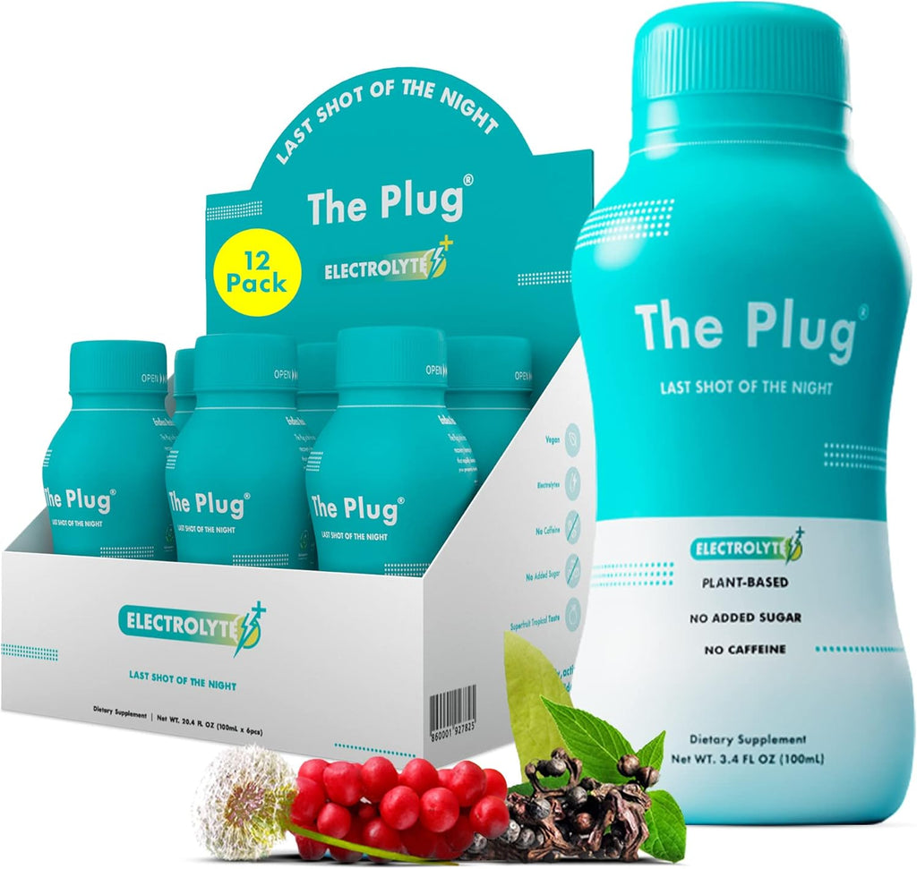 The Plug Liver Cleanse Detox & Repair Drink Electrolytes Organic Herbal Liquid Detoxify Body Plants Supplement Support Weight Loss Natural Health Hydrate Sports Energy Immunity Shots Minerals Vitamins