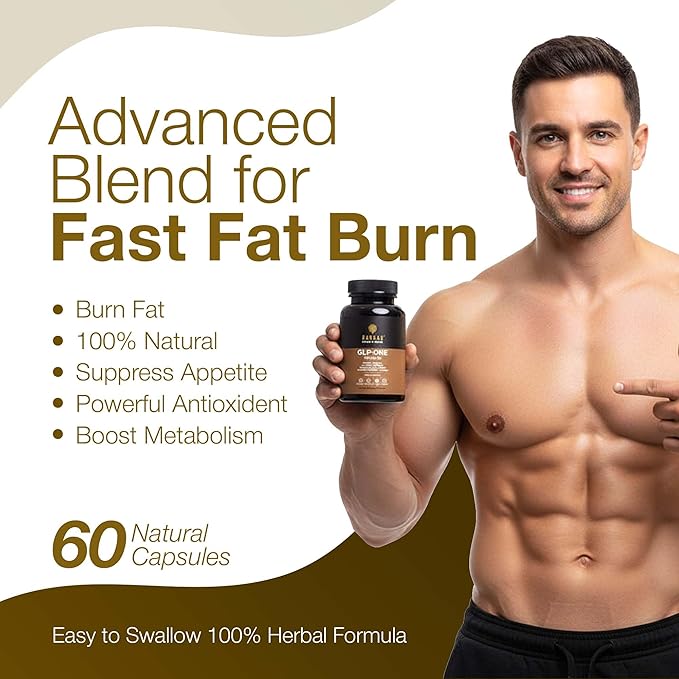 GLP-ONE Supplement Support, GLP Active Natural Formula, Support Natural GLP-one Levels and Promote Gut Health